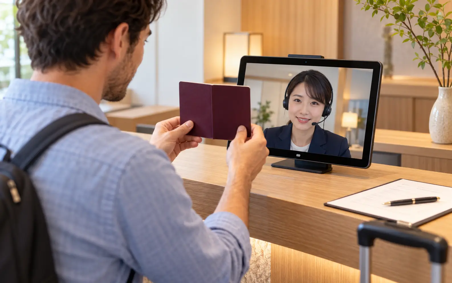 遠隔での本人確認やチェックインを行いたい